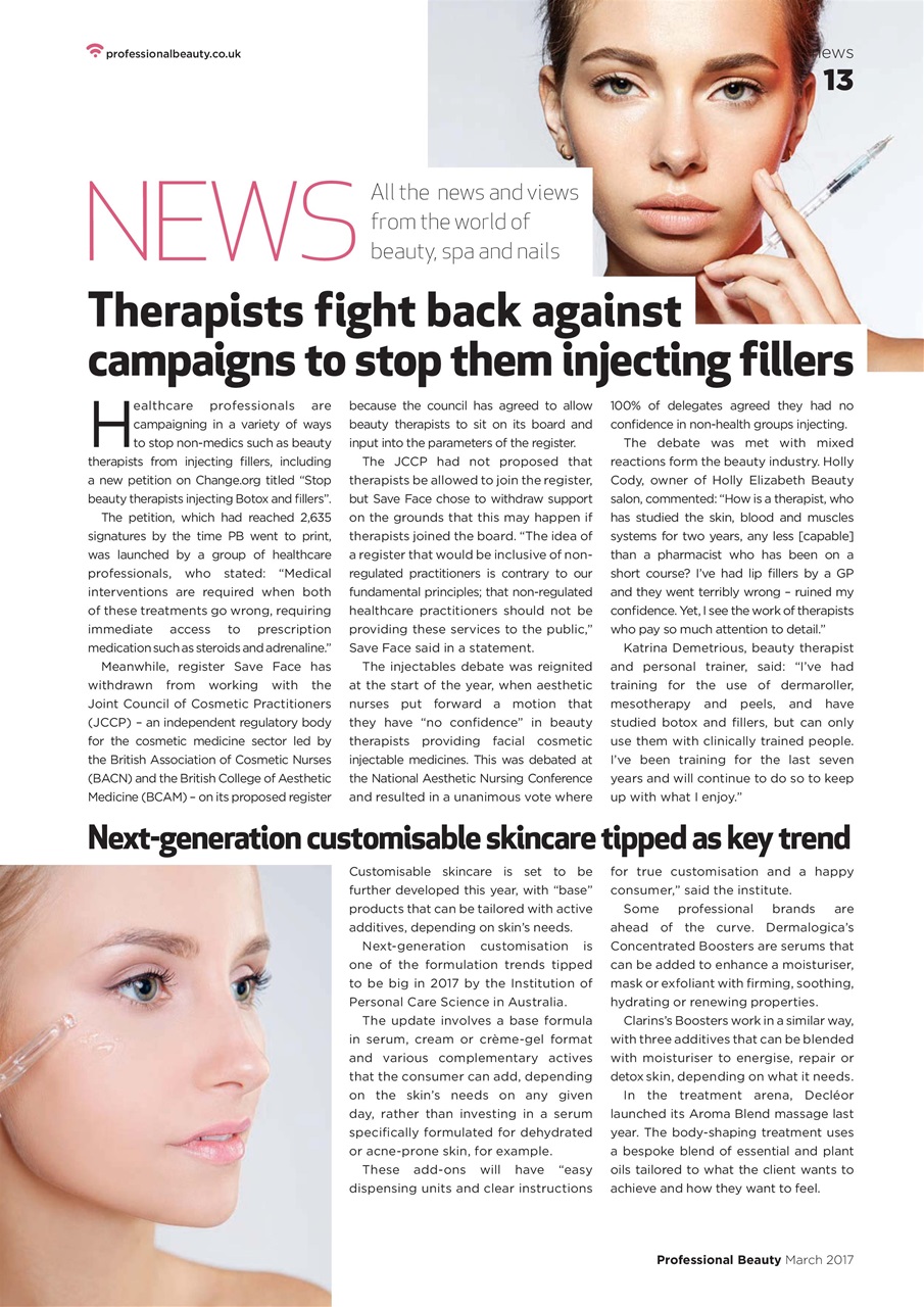 Professional Beauty Preview Pages