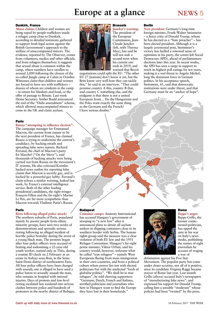 The Week Preview Pages