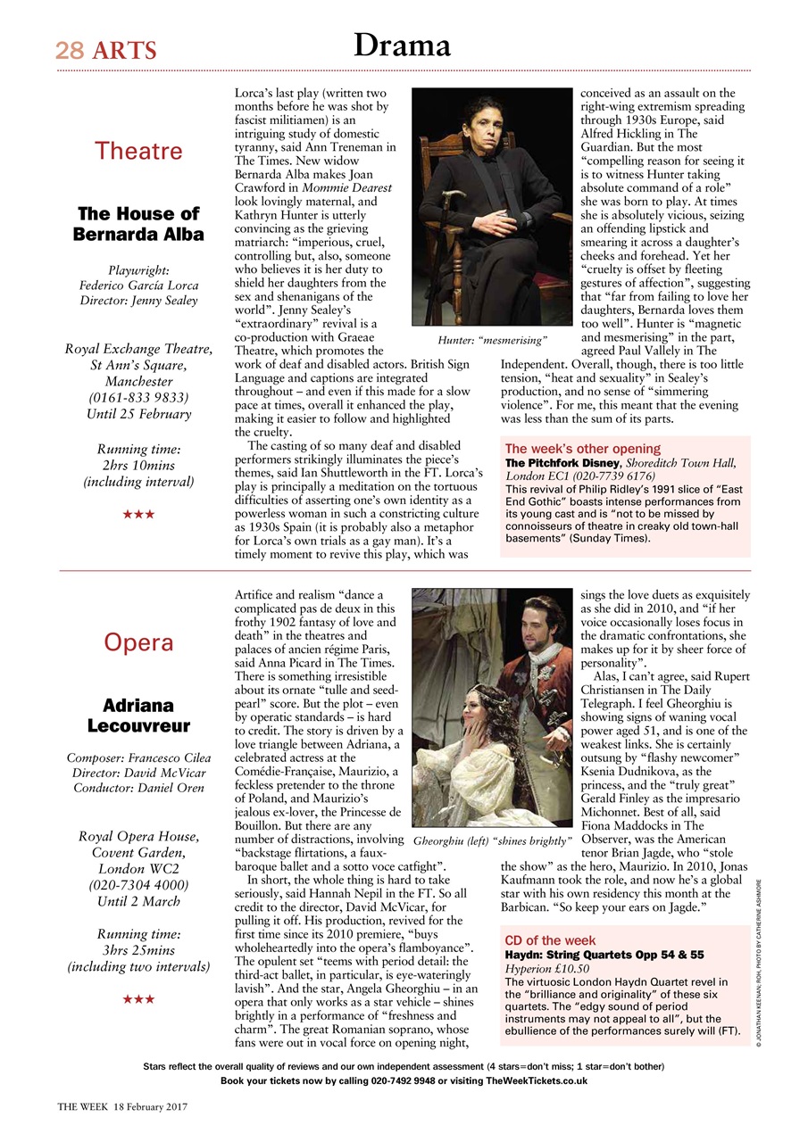 The Week Preview Pages