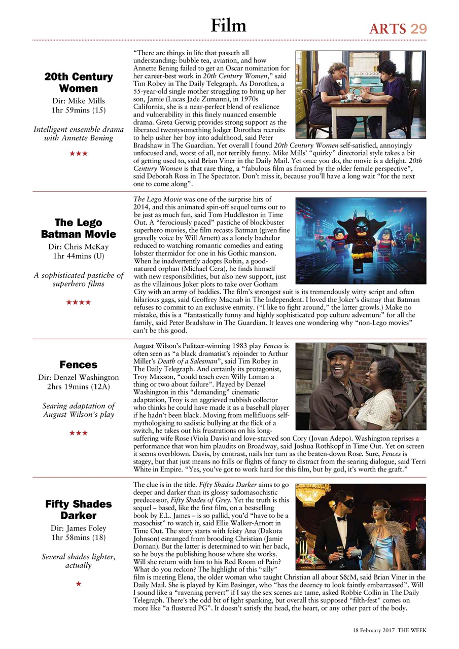 The Week Preview Pages
