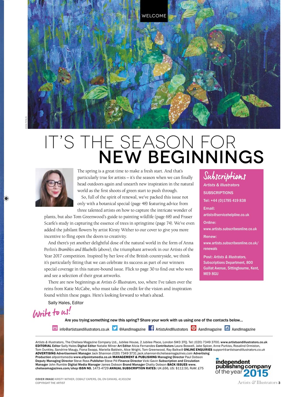 Artists & Illustrators Preview Pages