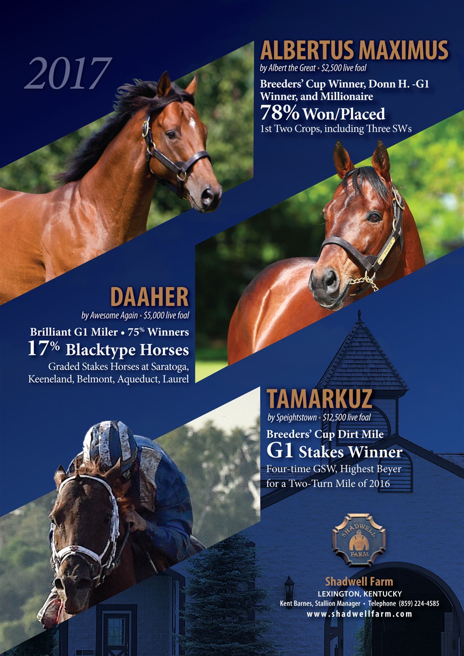 North American Trainer Magazine - horse racing Preview Pages