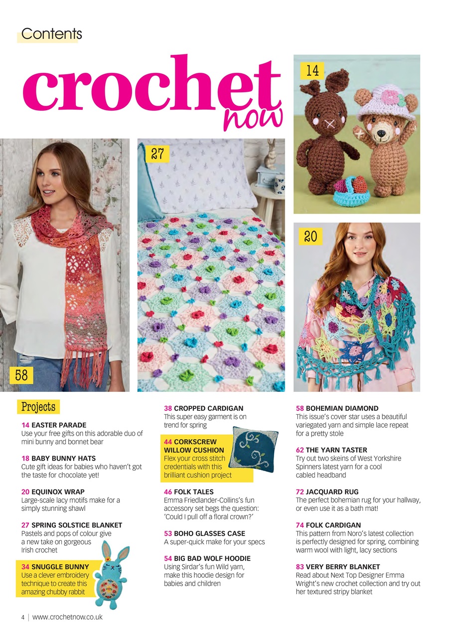 Crochet Now Magazine Preview Pages