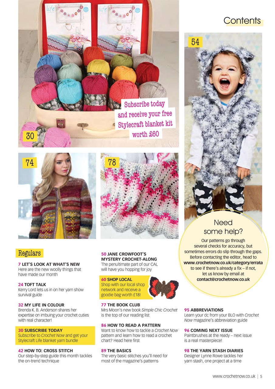 Crochet Now Magazine Preview Pages