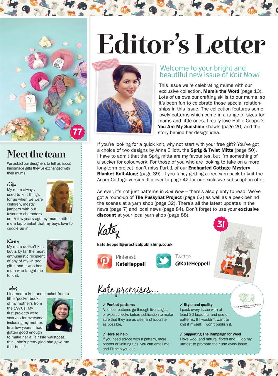 Knit Now Preview Pages