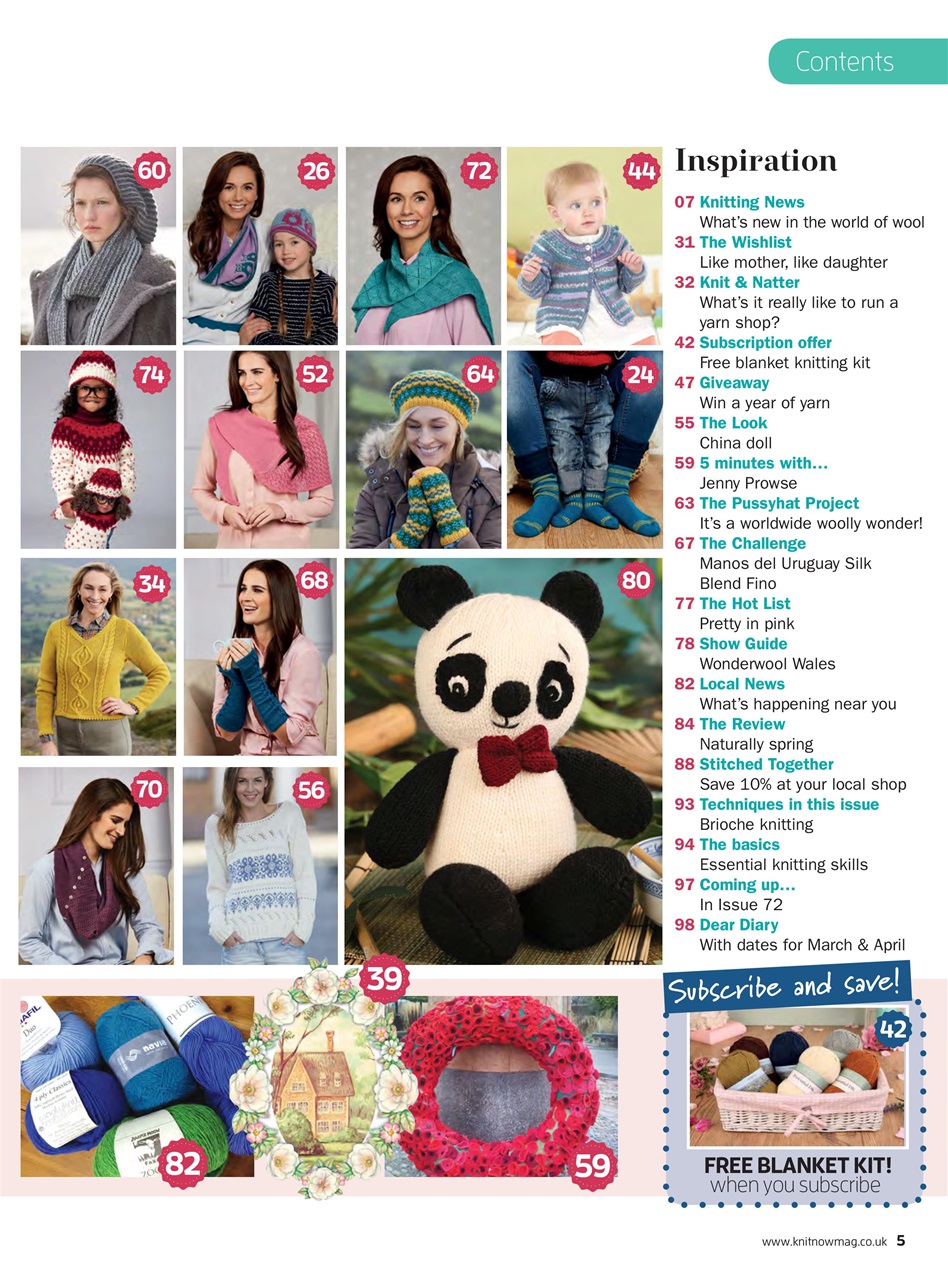 Knit Now Preview Pages