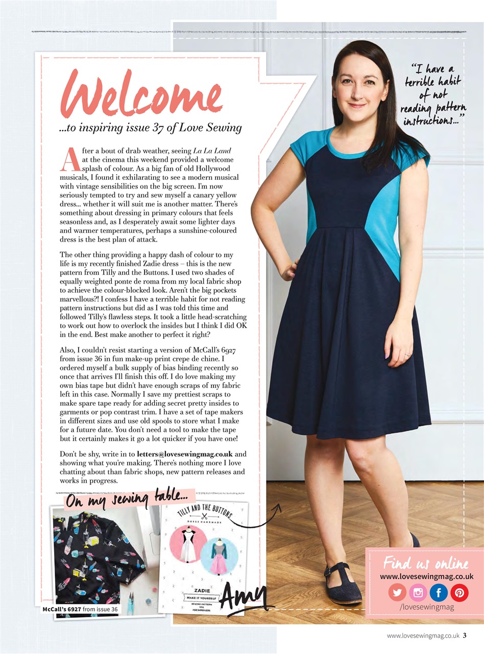 Love Sewing Preview Pages