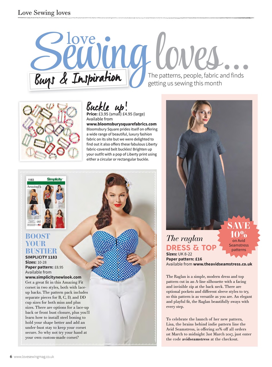 Love Sewing Preview Pages