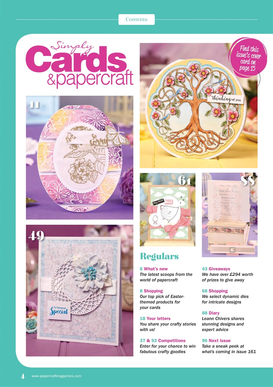 Simply Cards & Papercraft Preview Pages