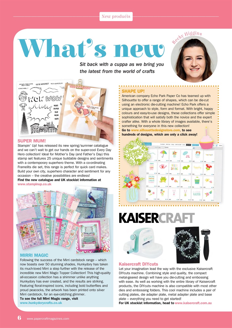 Simply Cards & Papercraft Preview Pages