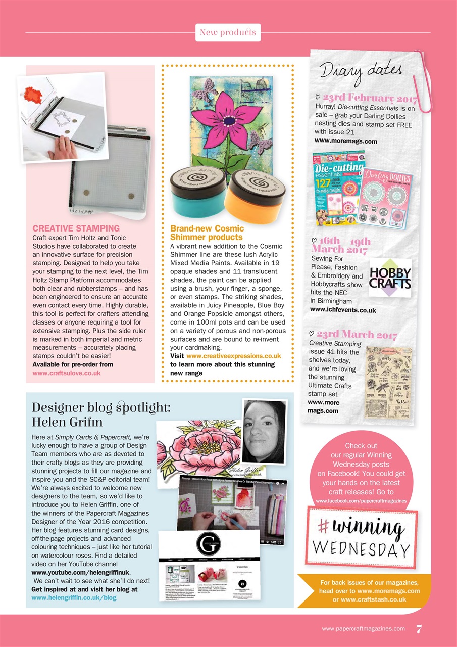 Simply Cards & Papercraft Preview Pages