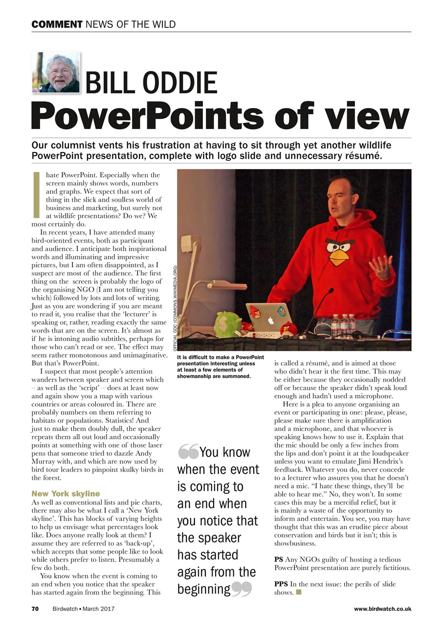 Birdwatch Magazine Preview Pages