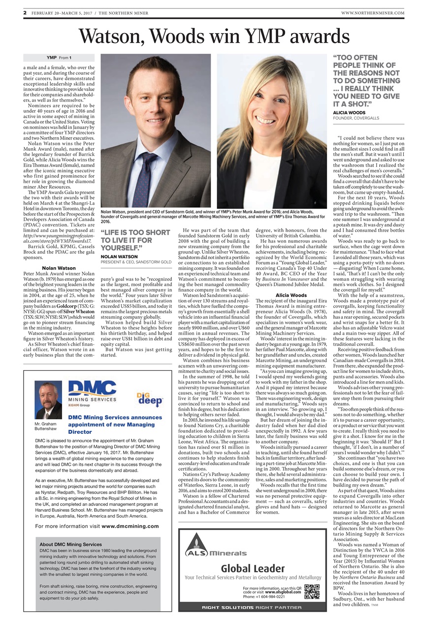 The Northern Miner Preview Pages