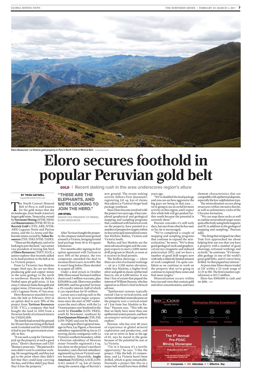 The Northern Miner Preview Pages