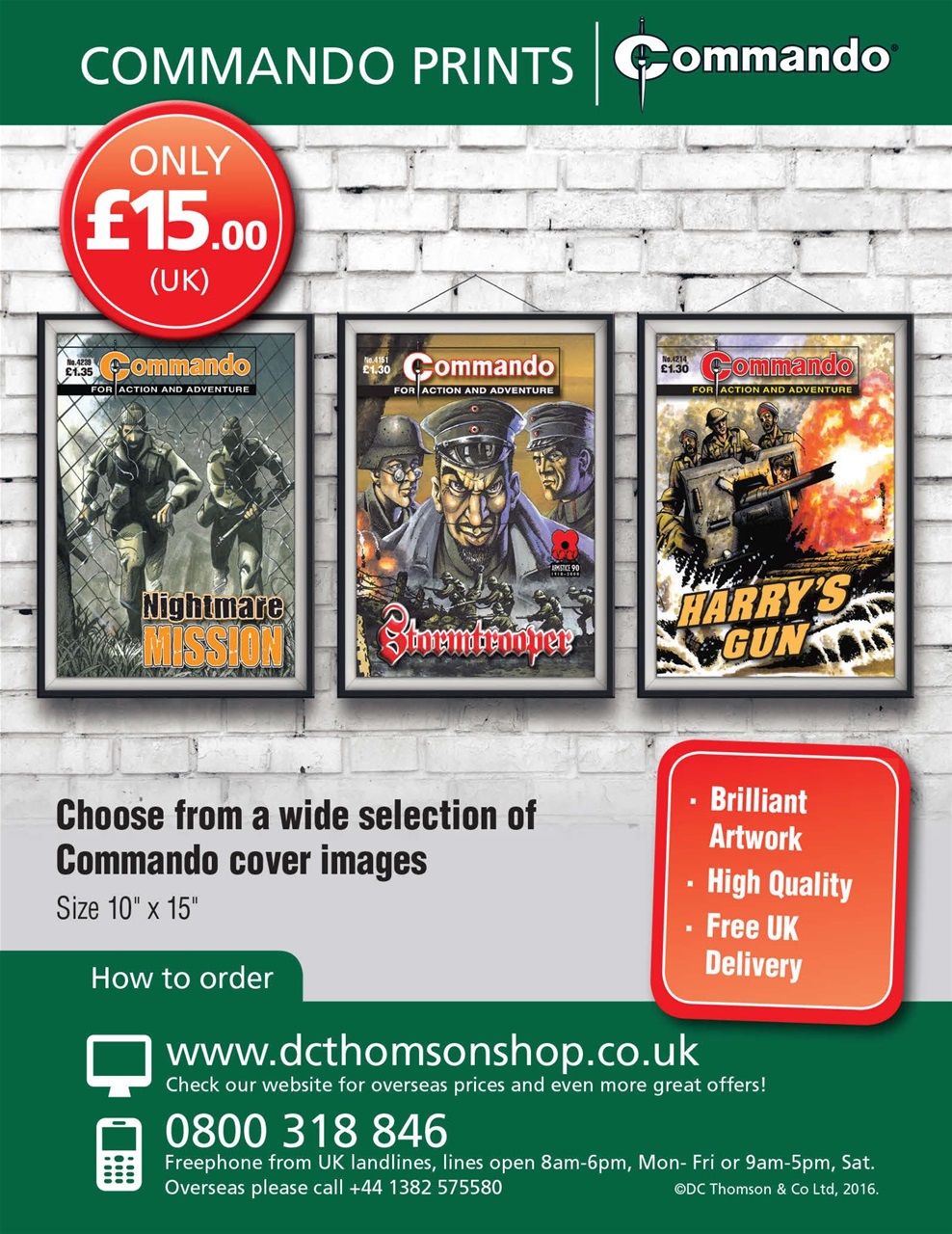 Commando Preview Pages