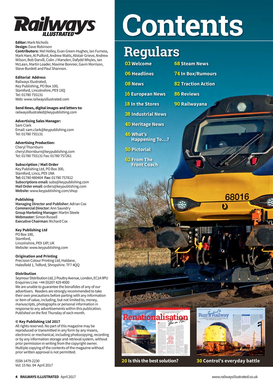 Railways Illustrated Preview Pages