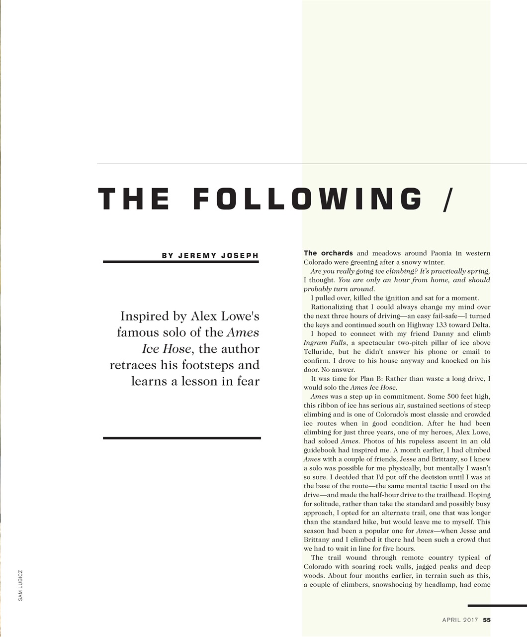 Rock and Ice Preview Pages