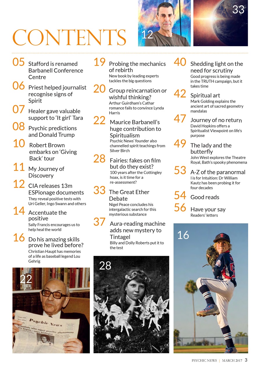 Psychic News Preview Pages