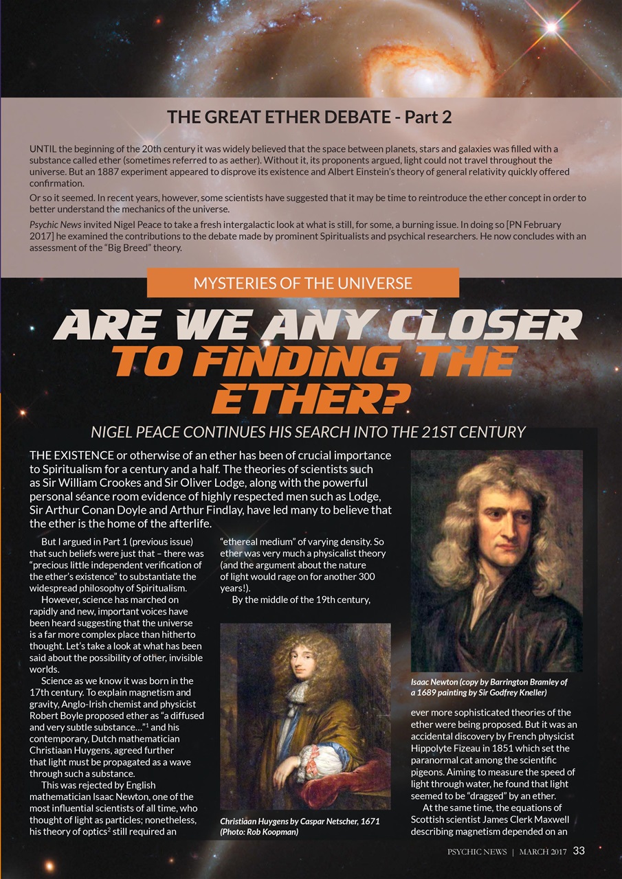 Psychic News Preview Pages