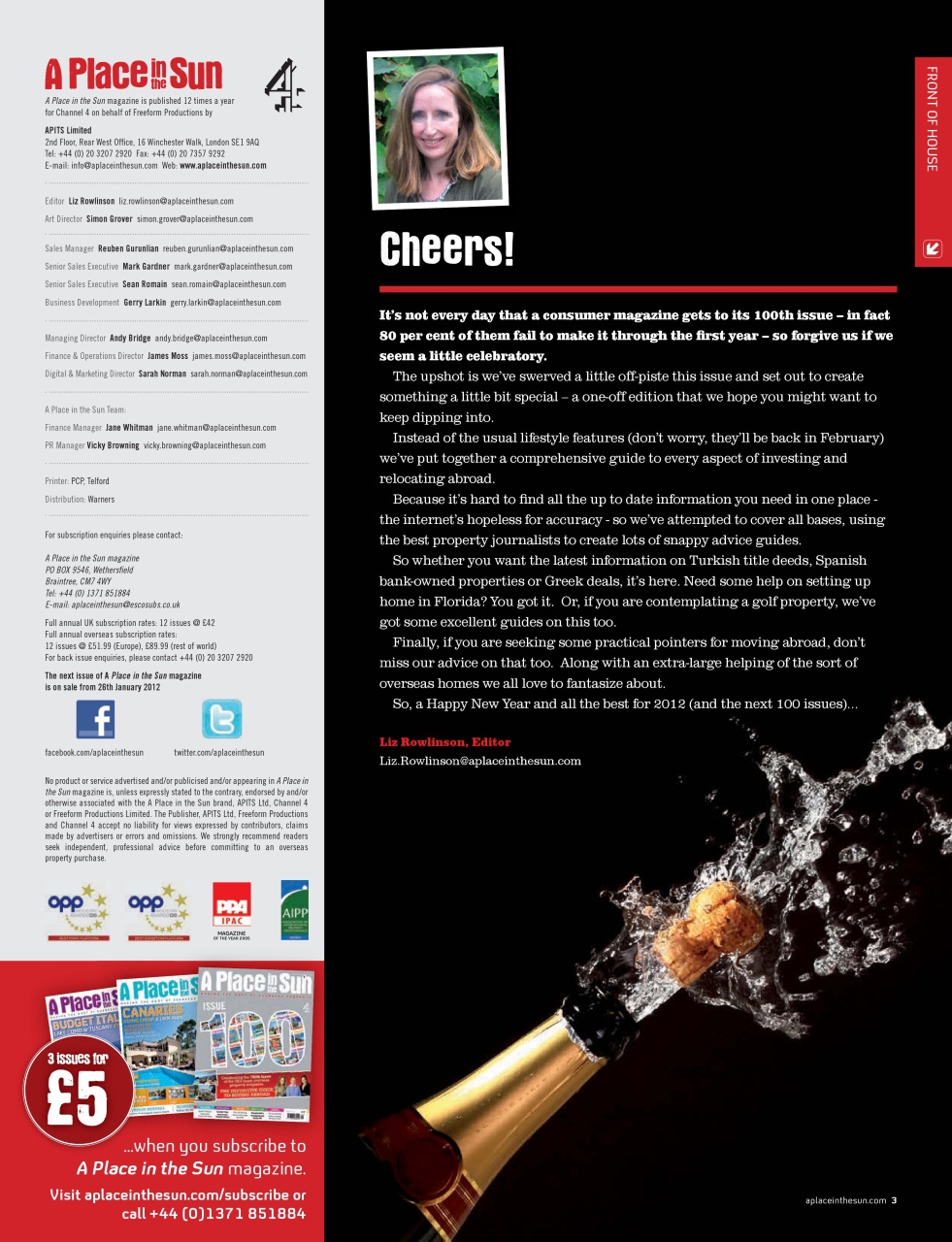 A Place in the Sun Magazine Preview Pages