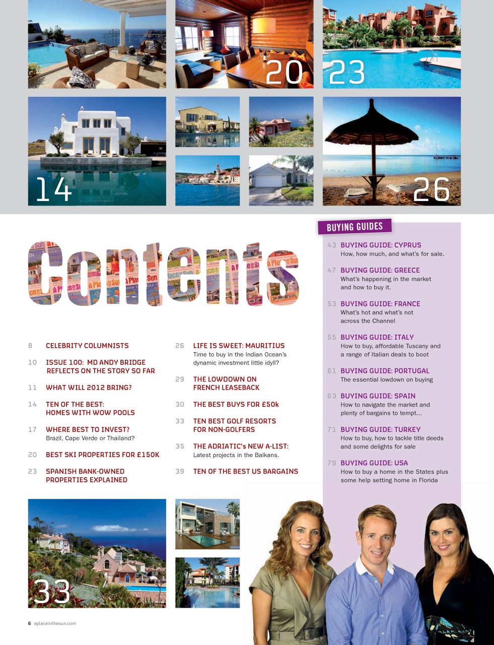 A Place in the Sun Magazine Preview Pages