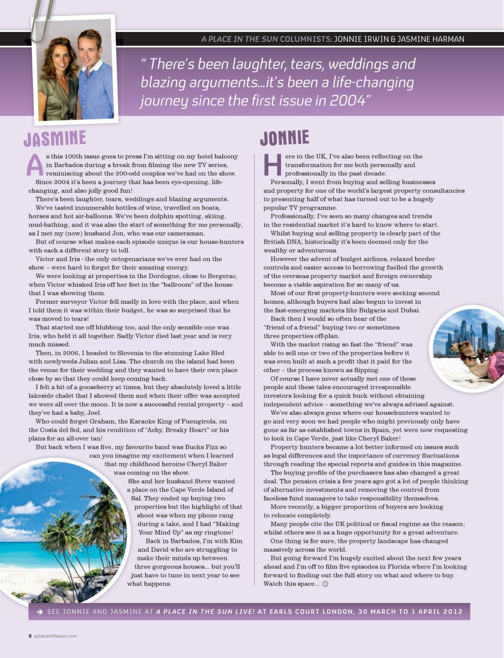 A Place in the Sun Magazine Preview Pages