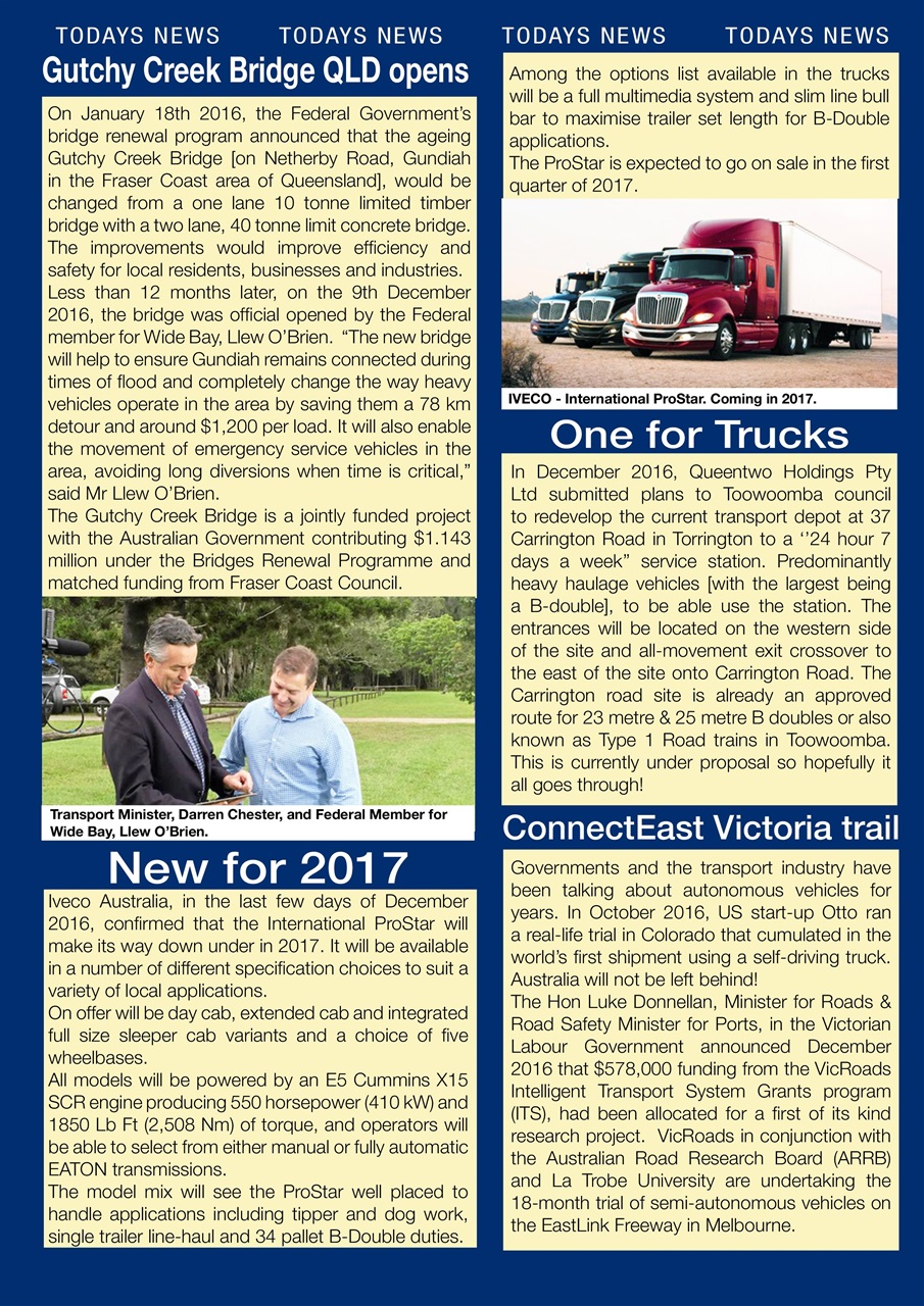 Aussie Rigs and Haulage Driver Preview Pages