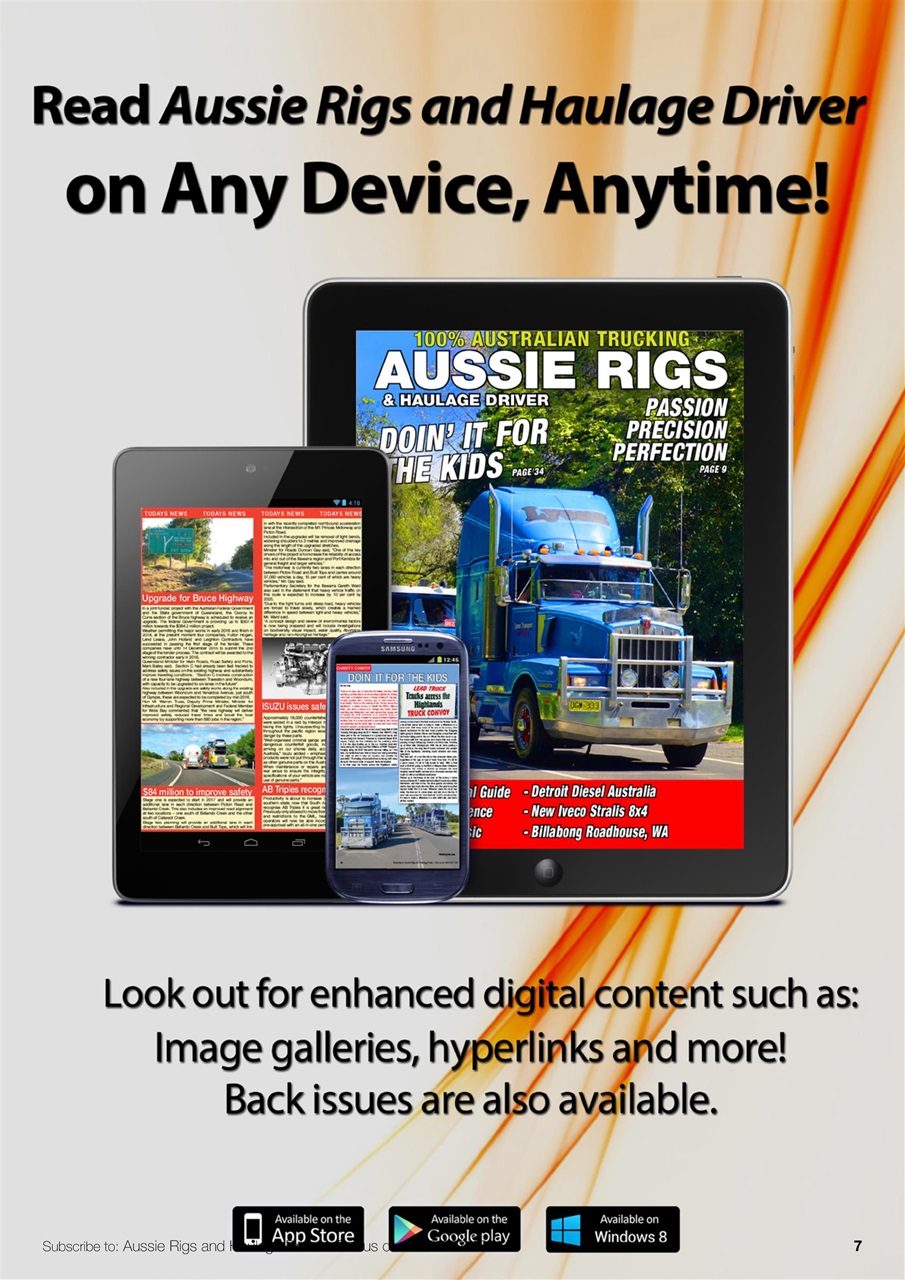 Aussie Rigs and Haulage Driver Preview Pages