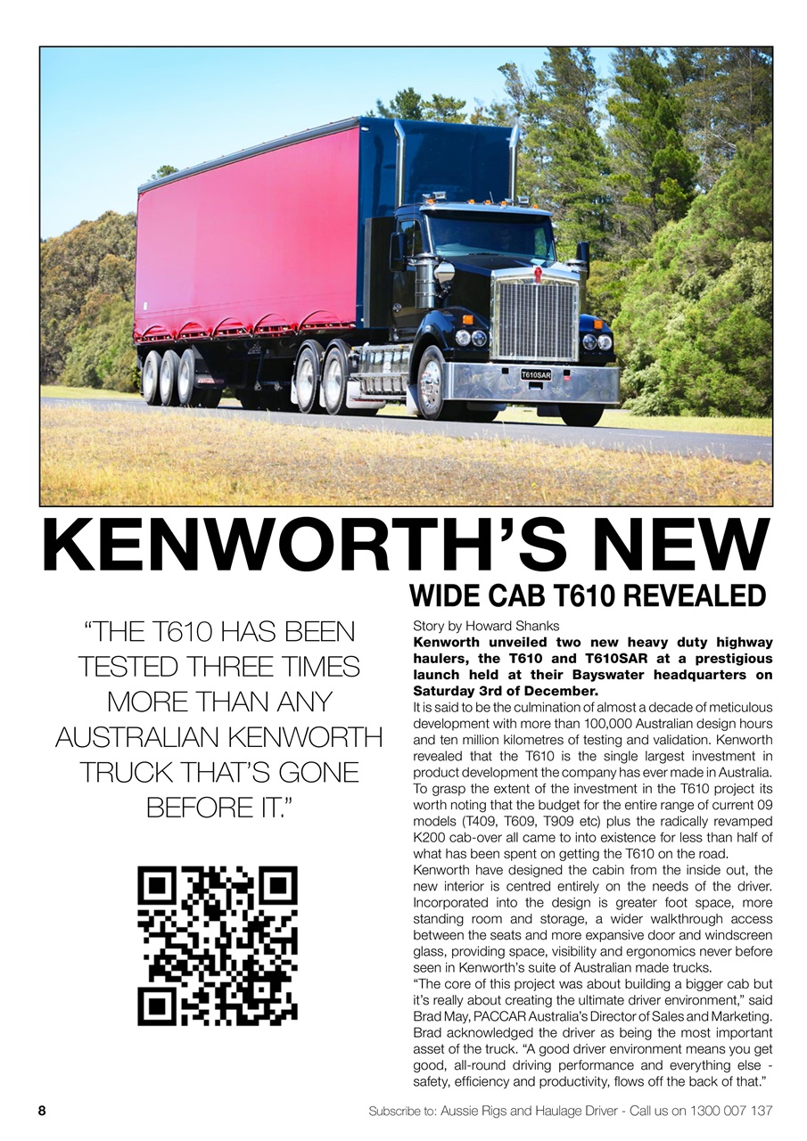 Aussie Rigs and Haulage Driver Preview Pages