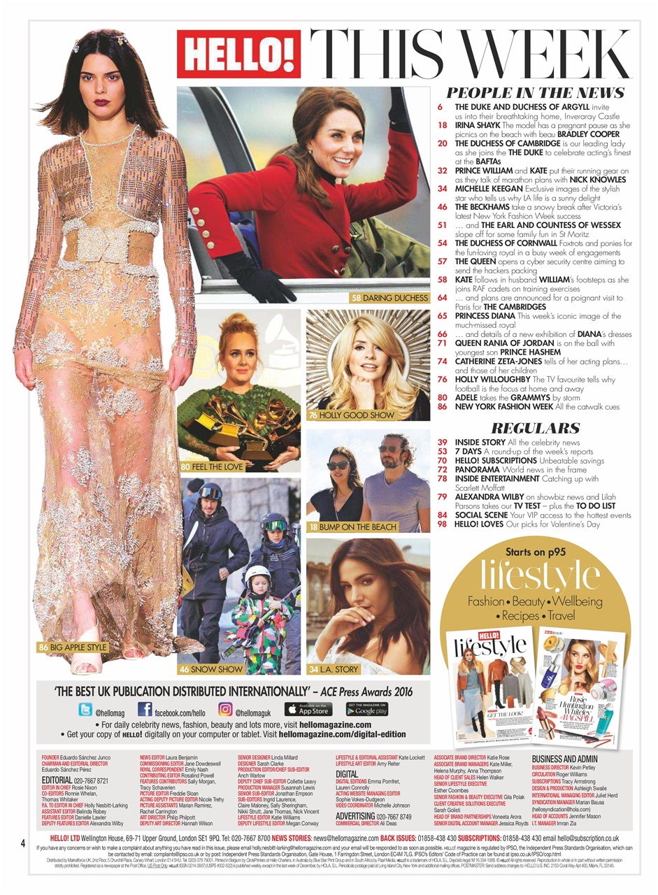 Hello! Magazine Preview Pages