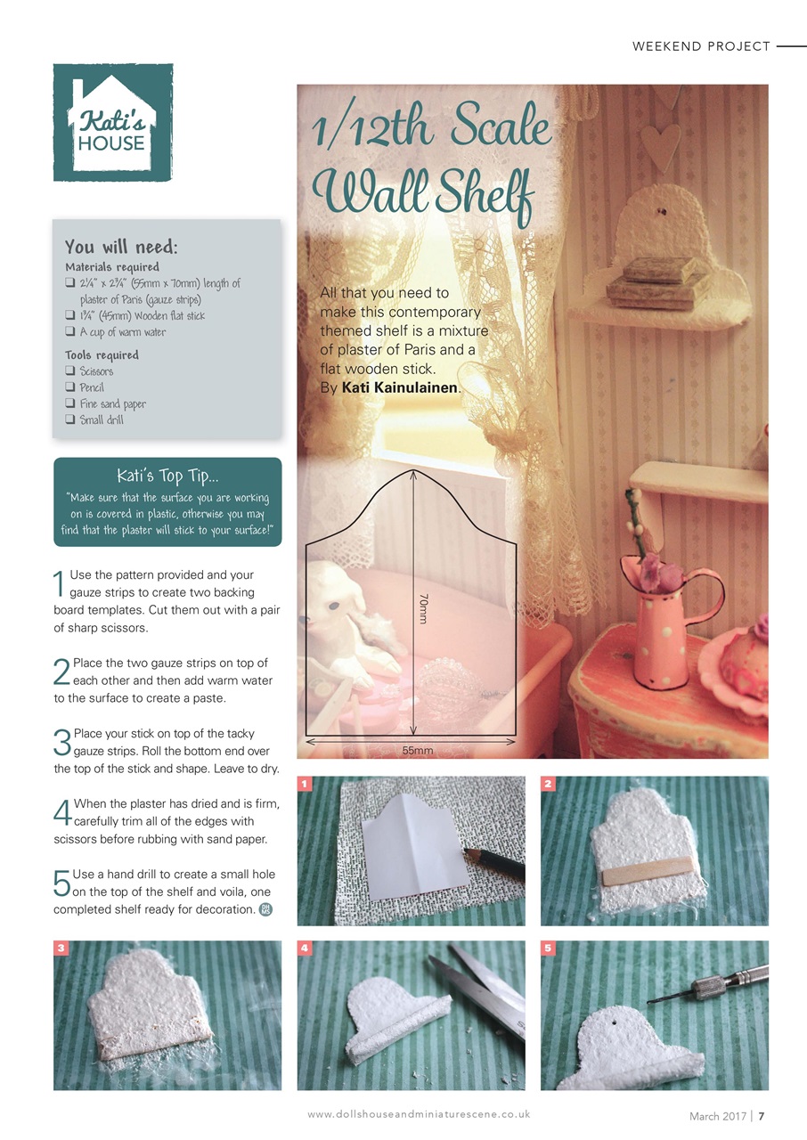 Dolls House and Miniature Scene Preview Pages