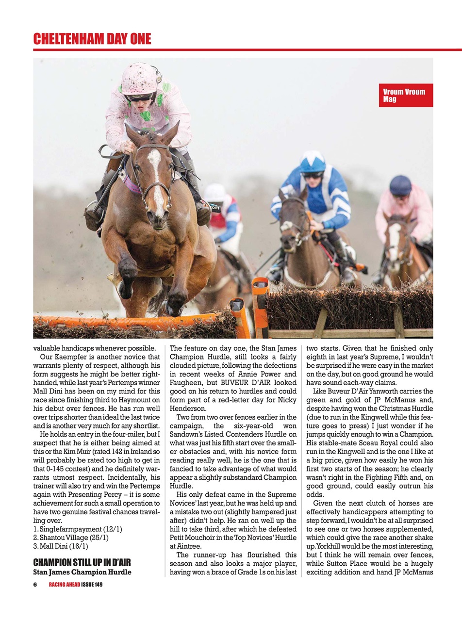 Racing Ahead Preview Pages