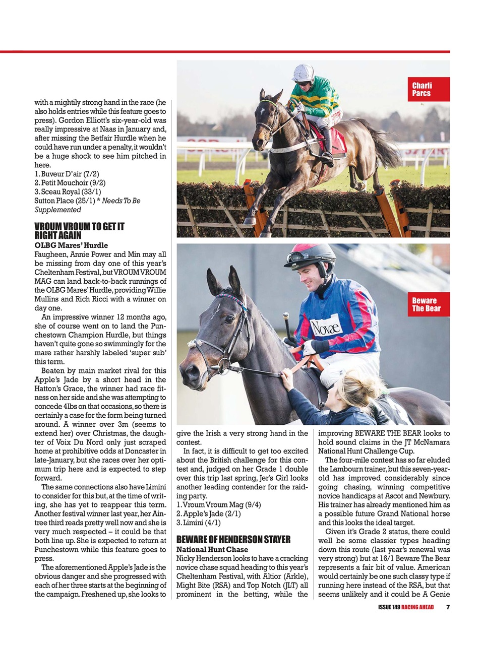 Racing Ahead Preview Pages