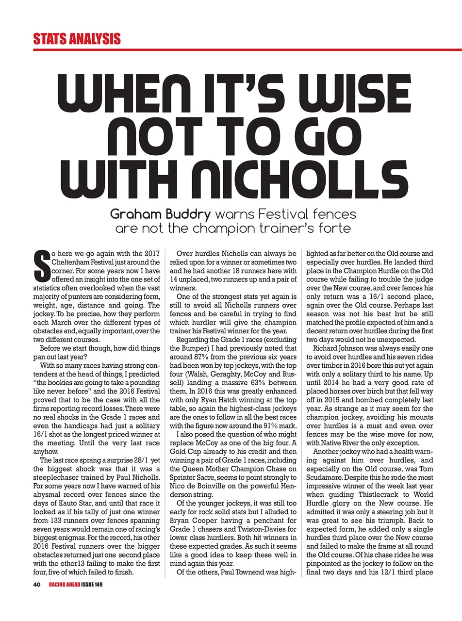 Racing Ahead Preview Pages