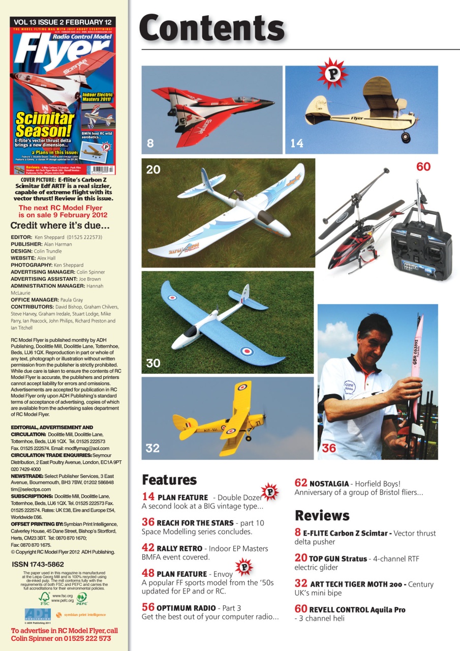 Radio Control Model Flyer Preview Pages