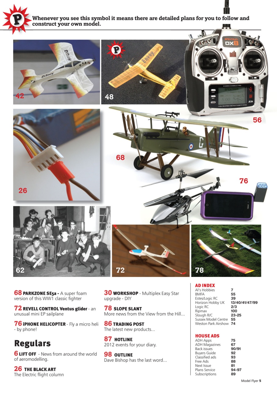 Radio Control Model Flyer Preview Pages