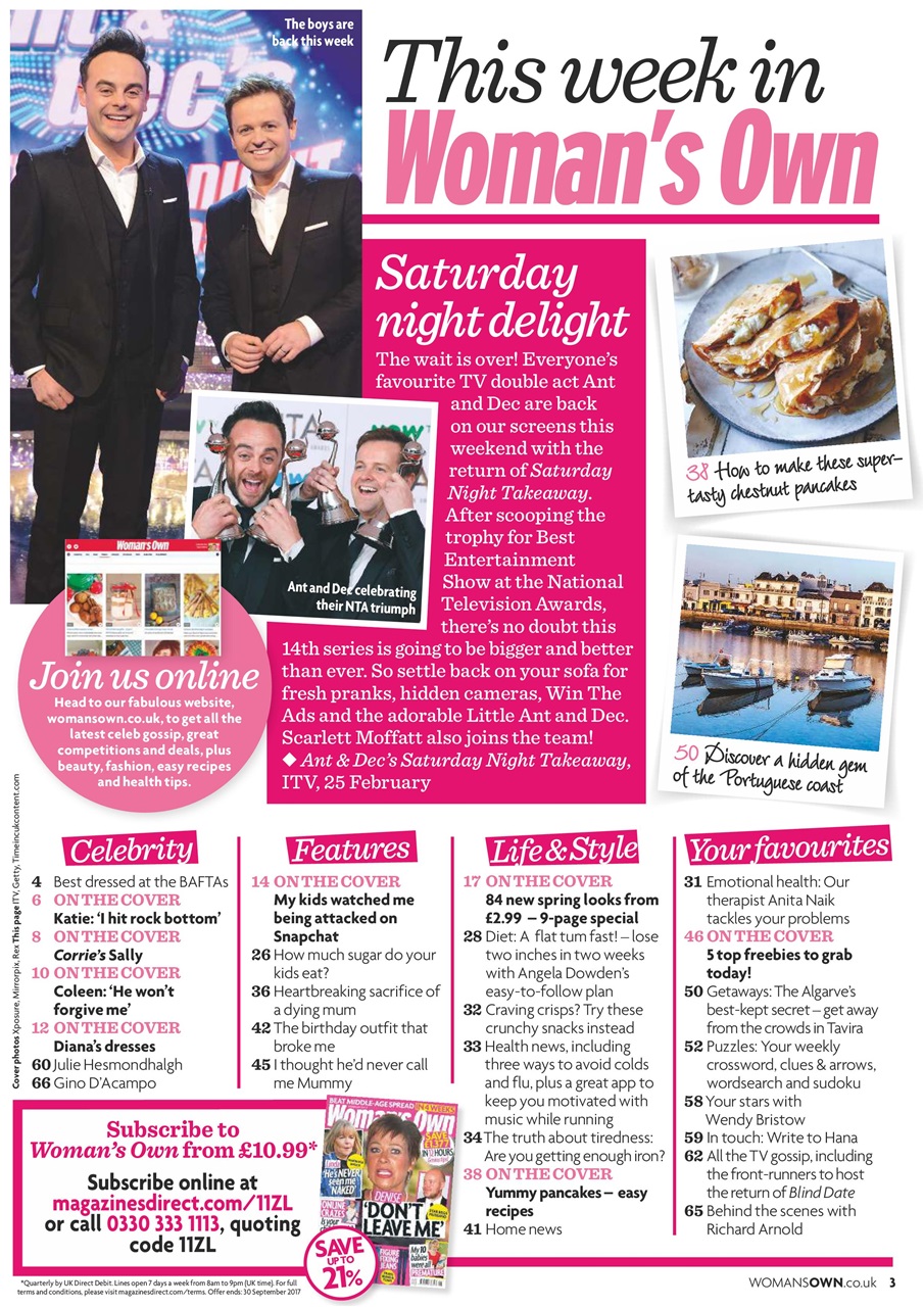 Woman's Own Preview Pages