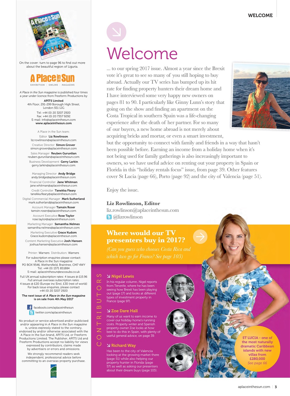 A Place in the Sun Magazine Preview Pages