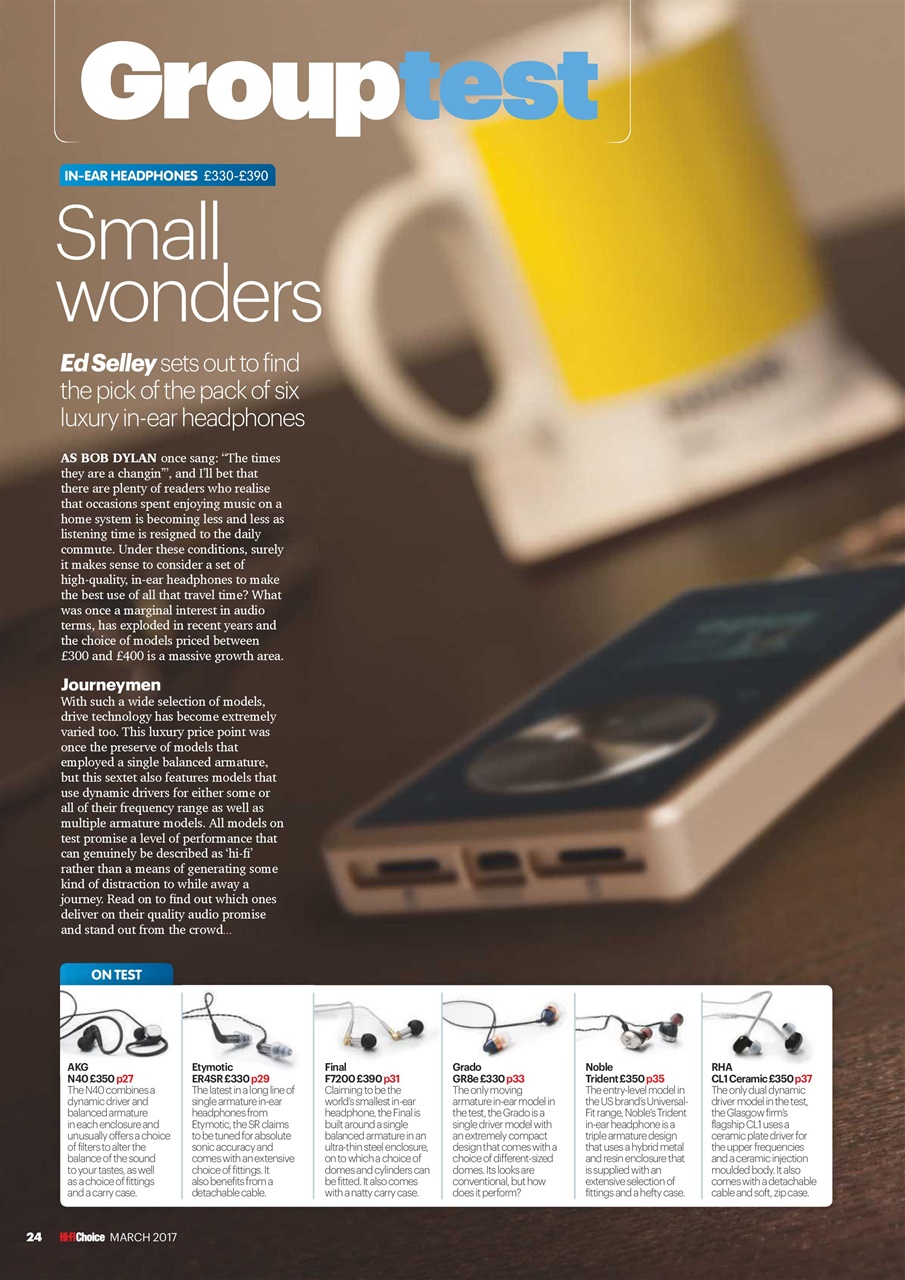Hi-Fi Choice Preview Pages