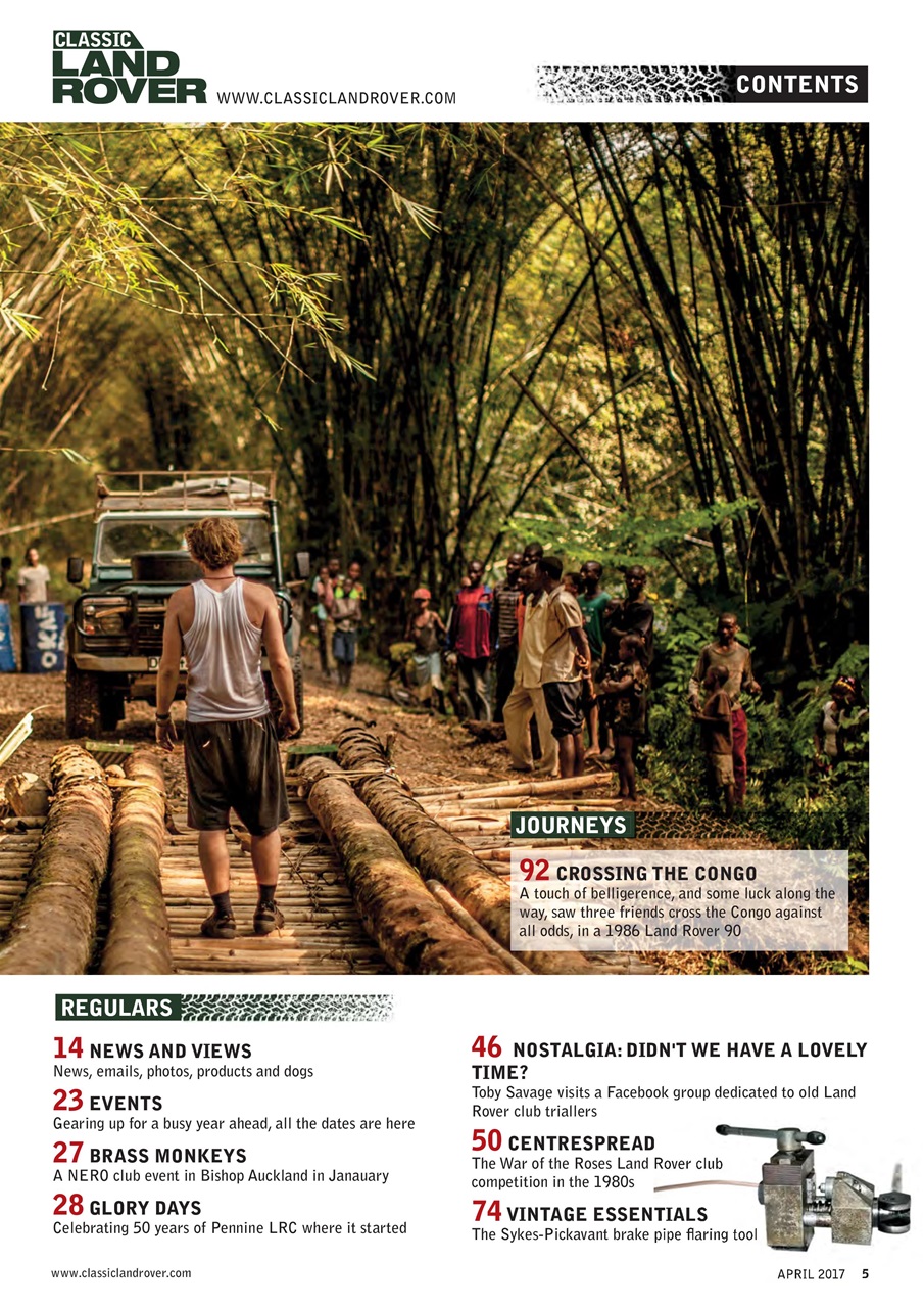 Classic Land Rover Magazine Preview Pages