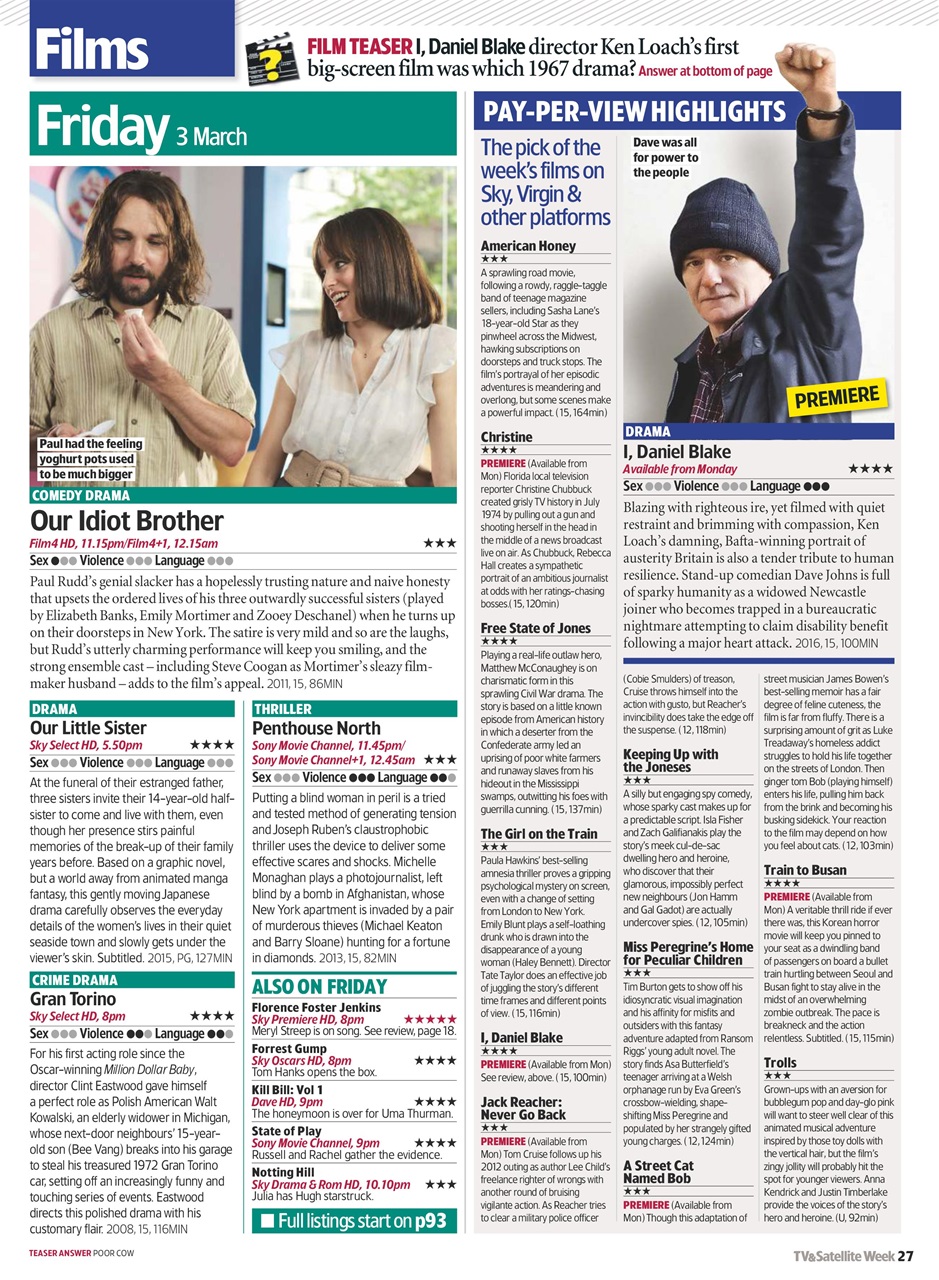 TV & Satellite Week Preview Pages