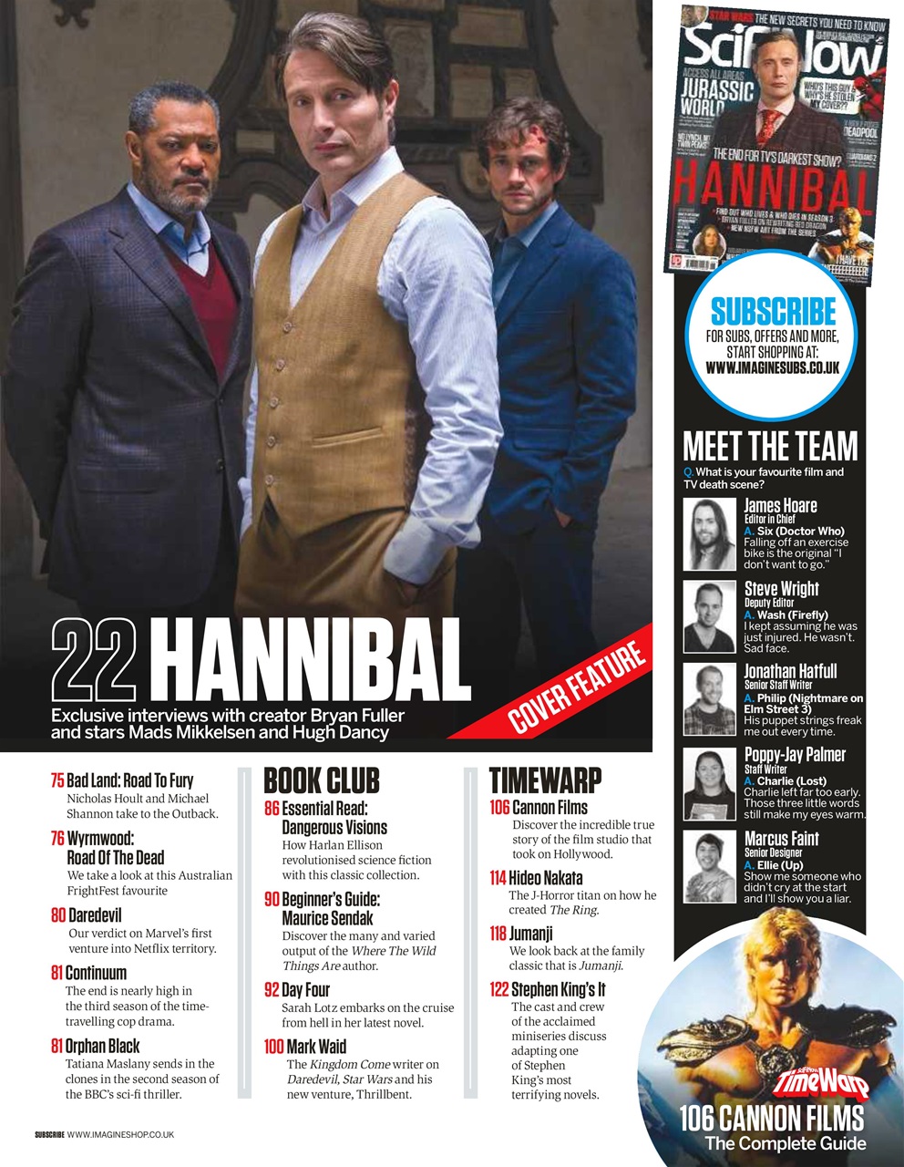 SciFiNow Preview Pages