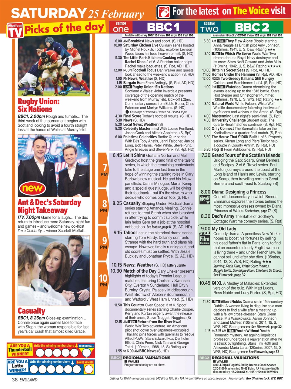 What's on TV Preview Pages