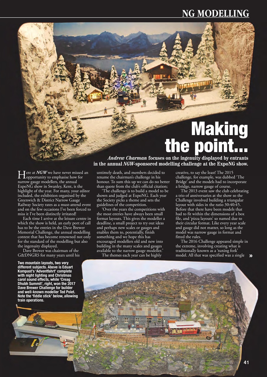 Narrow Gauge World Preview Pages