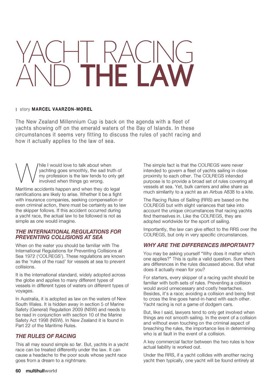 Multihull World Preview Pages
