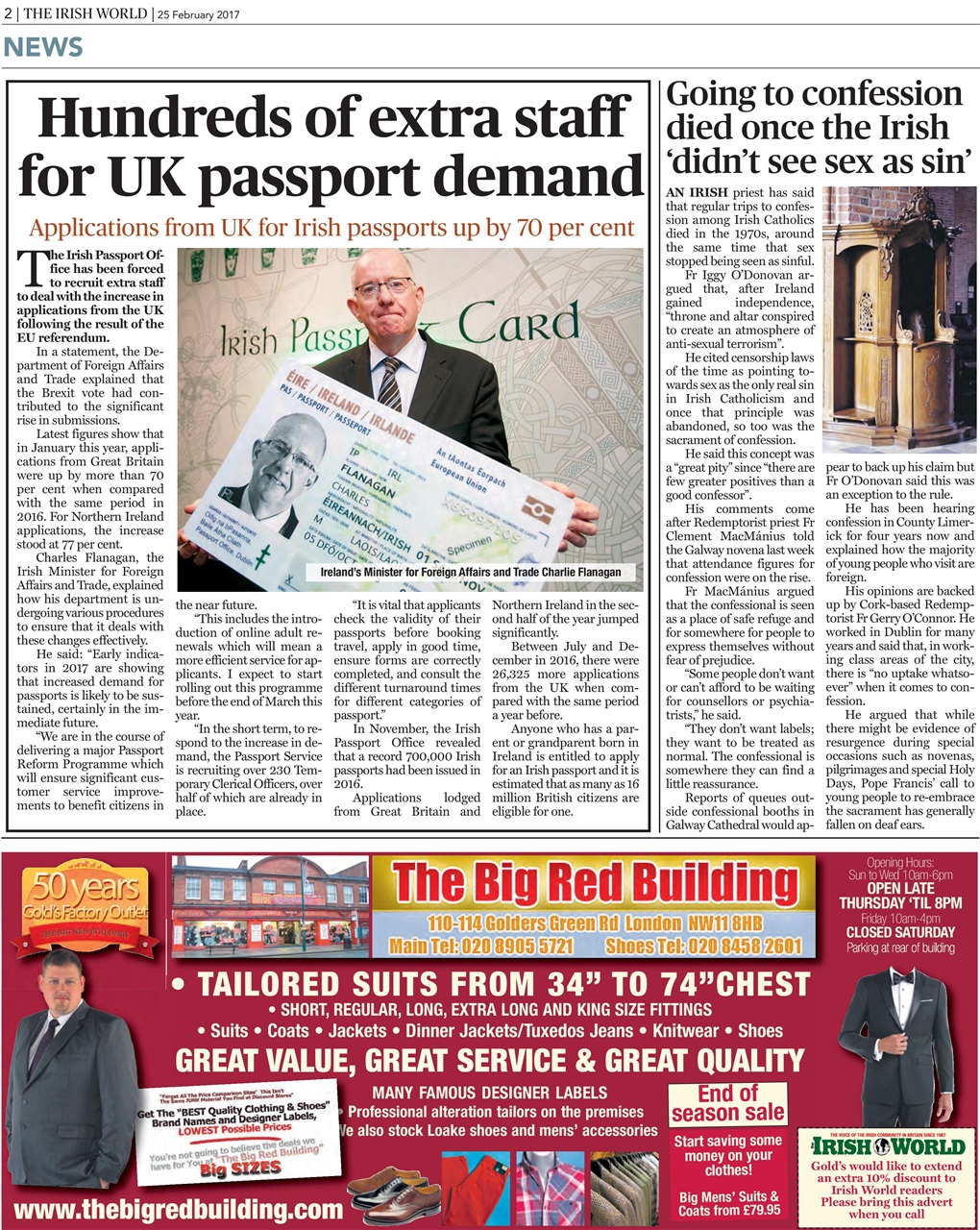 Irish World Preview Pages