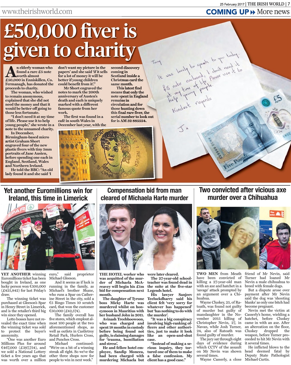 Irish World Preview Pages