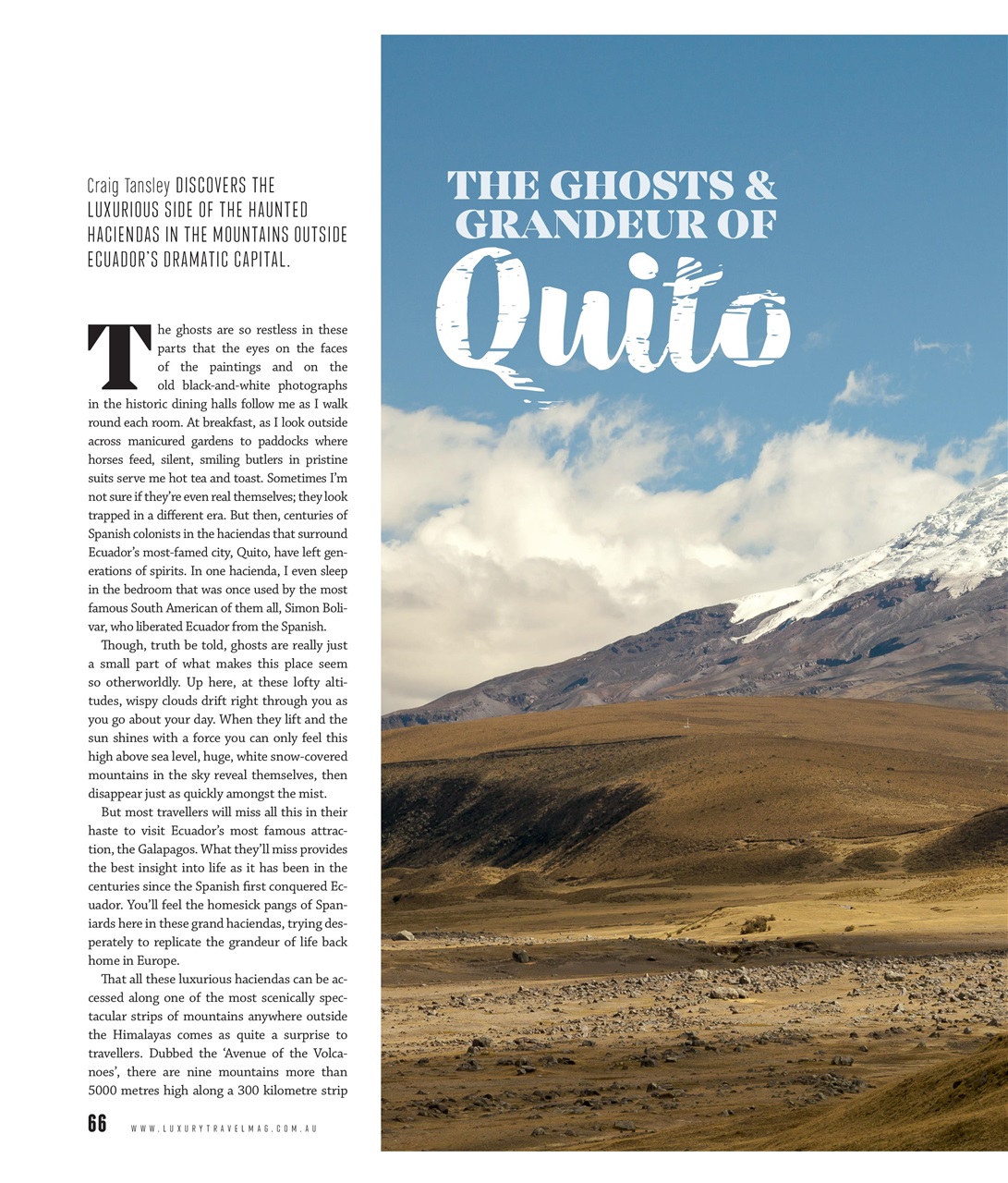 Luxury Travel Preview Pages