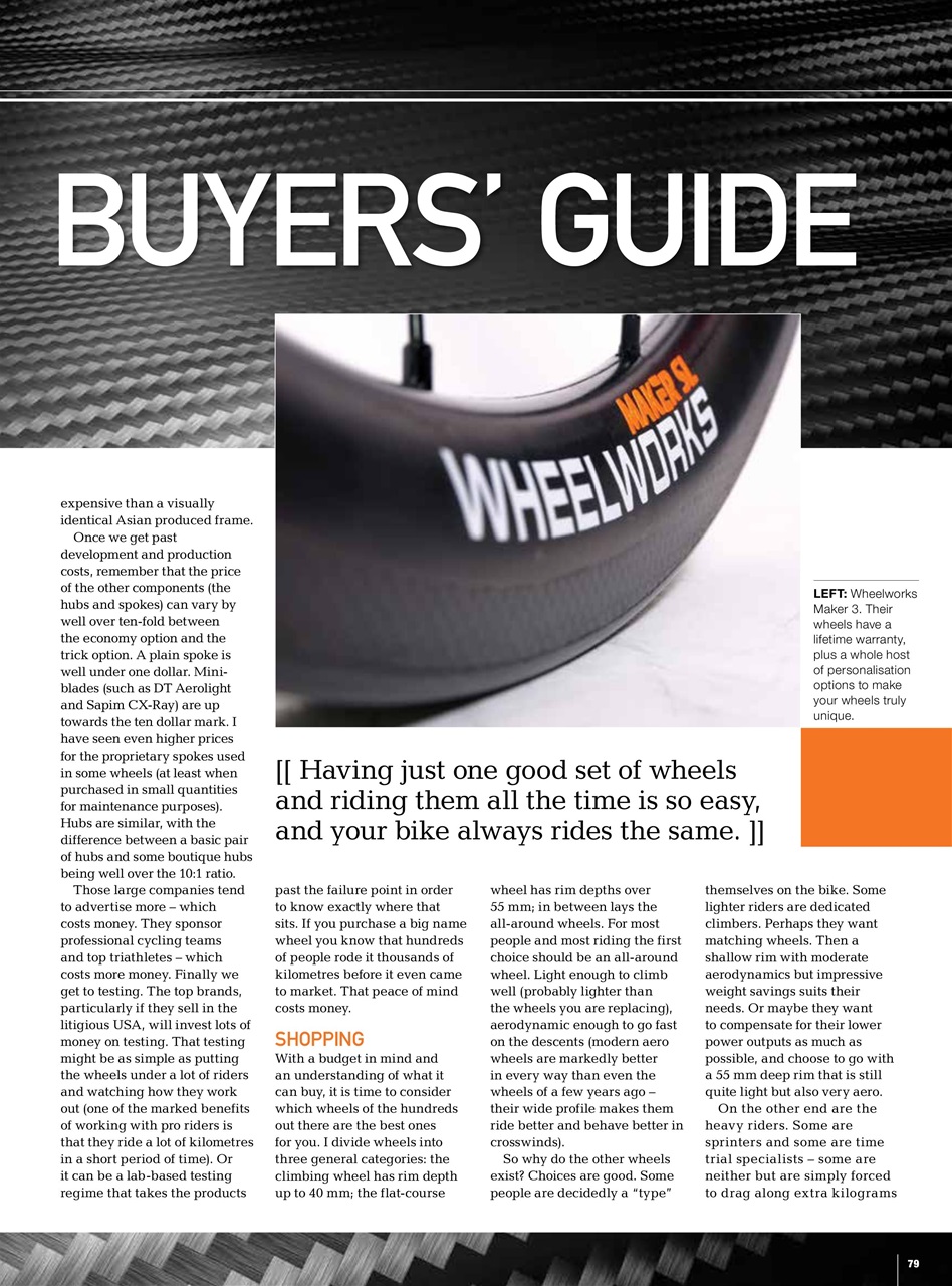 Bicycling Australia Preview Pages