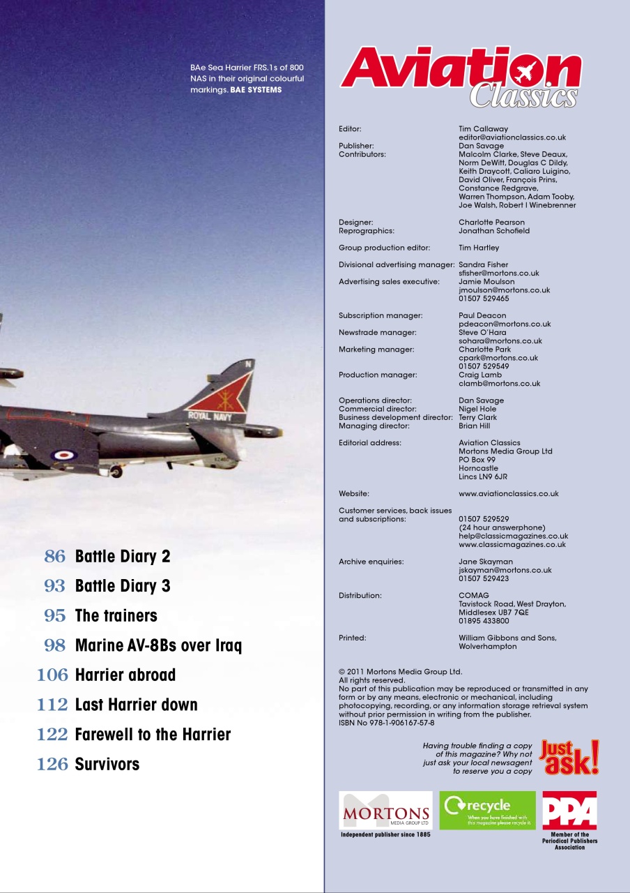Aviation Classics Preview Pages